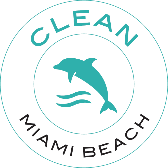 Logo de plage propre à Miami