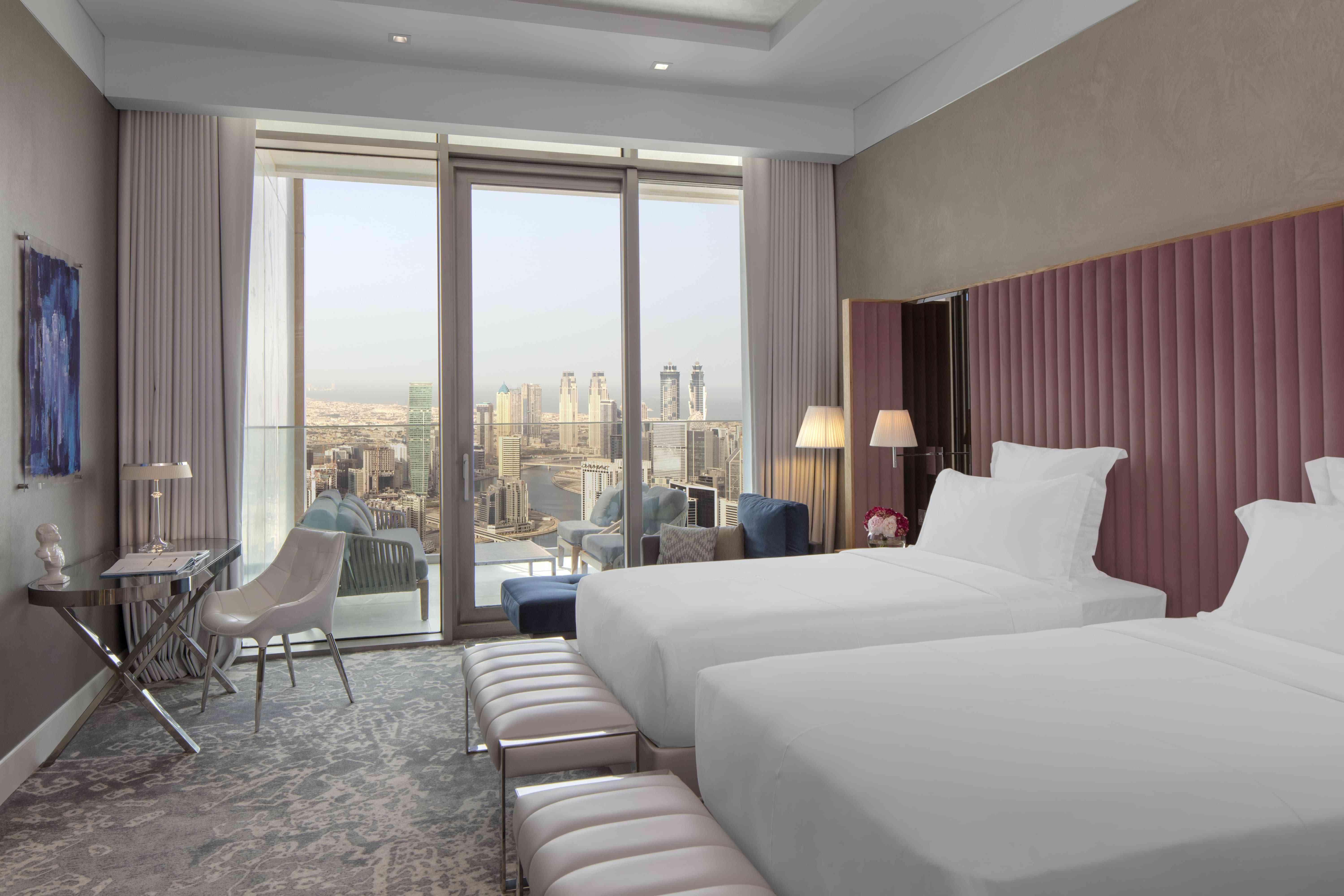 Chambre SLS Dubai Signature Duo avec lits doubles